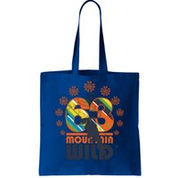 Retro Mountain Wild Skiing Ski Gift Tote Bag