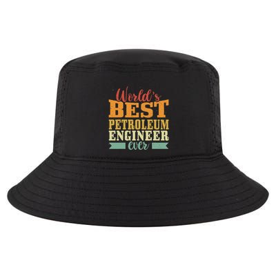 Retro Motif Worlds Best Petroleum Engineer Cool Comfort Performance Bucket Hat