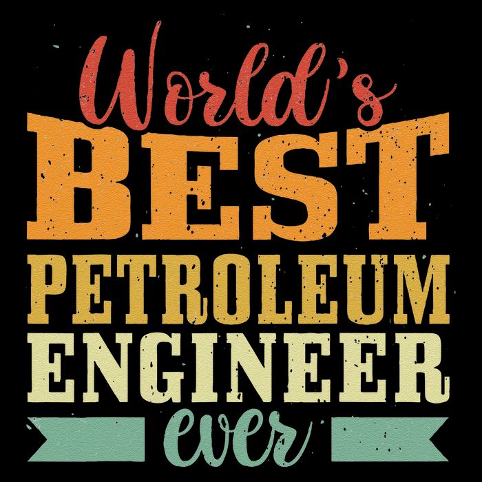 Retro Motif Worlds Best Petroleum Engineer Cooling Performance Crew T-Shirt