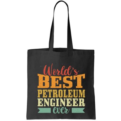 Retro Motif Worlds Best Petroleum Engineer Bag
