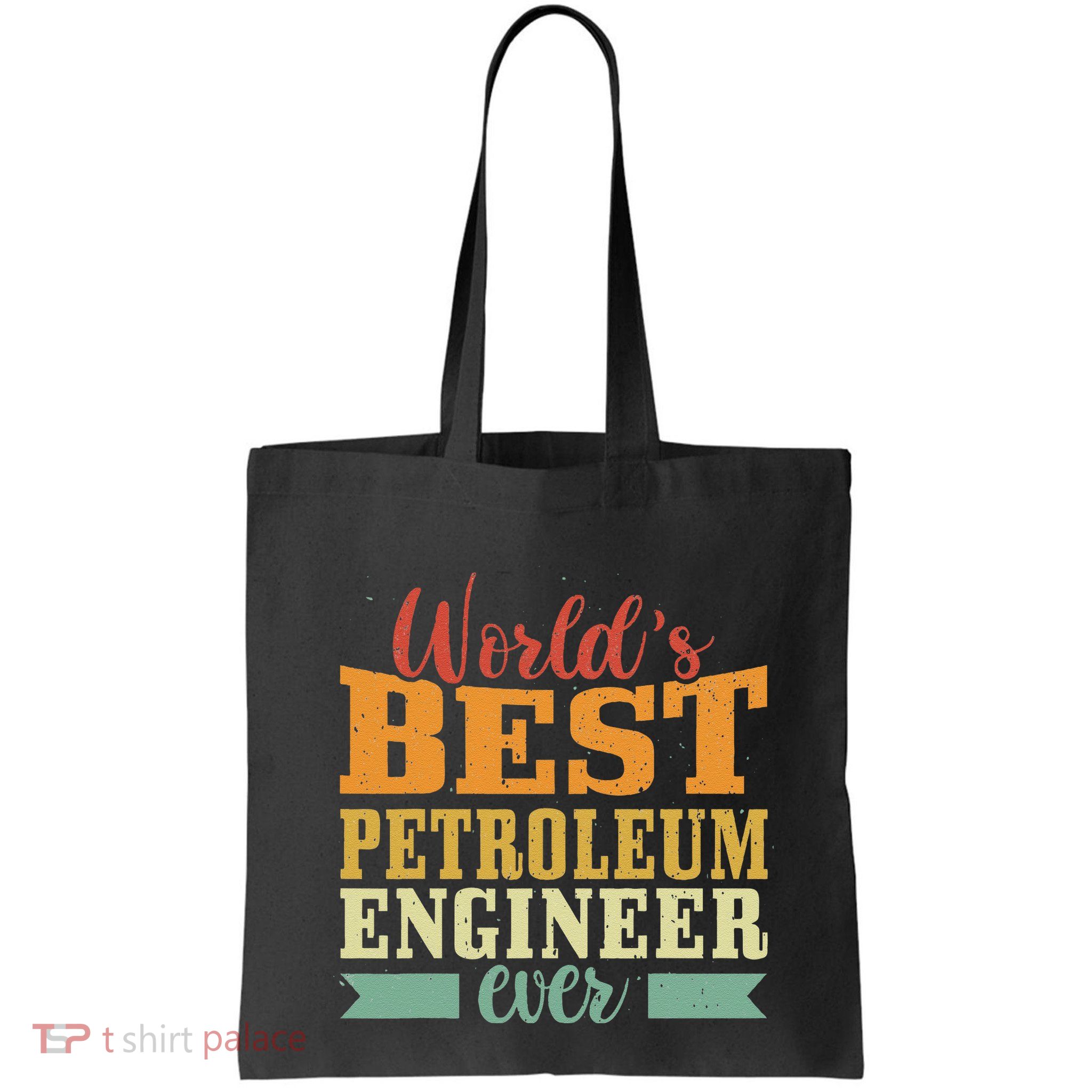 Retro Motif Worlds Best Petroleum Engineer Bag