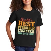Retro Motif Worlds Best Petroleum Engineer Kids T-Shirt