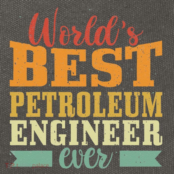 Retro Motif Worlds Best Petroleum Engineer Cotton Canvas Backpack