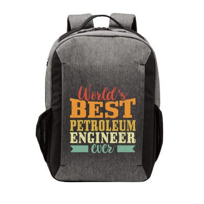 Retro Motif Worlds Best Petroleum Engineer Vector Backpack
