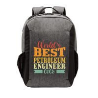 Retro Motif Worlds Best Petroleum Engineer Vector Backpack