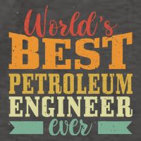 Retro Motif Worlds Best Petroleum Engineer Vector Backpack