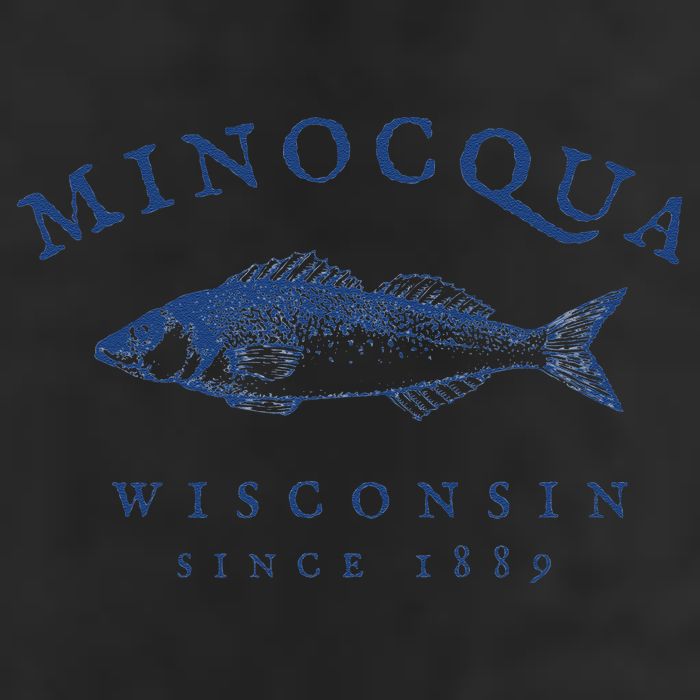 Retro Minocqua Wisconsin Fishing 11oz C Handle Ceramic Mug