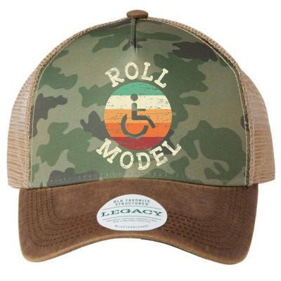 Role Model Wheelchair User Handicap Ampu PWD Disabled Legacy Tie Dye Trucker Hat