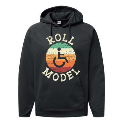 Role Model Wheelchair User Handicap Ampu PWD Disabled Performance Fleece Hoodie