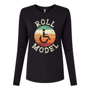 Role Model Wheelchair User Handicap Ampu PWD Disabled Womens Cotton Relaxed Long Sleeve T-Shirt