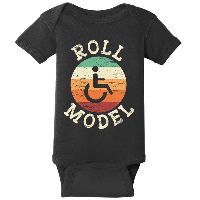 Role Model Wheelchair User Handicap Ampu PWD Disabled Baby Bodysuit