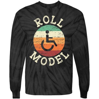 Role Model Wheelchair User Handicap Ampu PWD Disabled Tie-Dye Long Sleeve Shirt