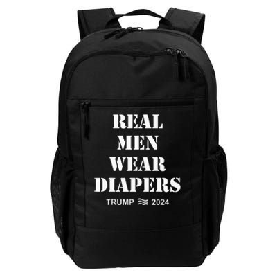 Real Me.N Wear Diapers Trump 2024 Daily Commute Backpack