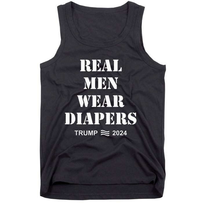 Real Me.N Wear Diapers Trump 2024 Tank Top