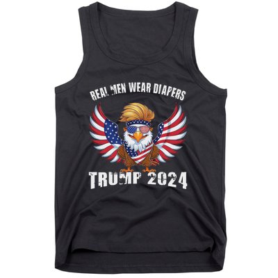 Real M.E.N Wear Diapers Trump 2024 Meme Tank Top