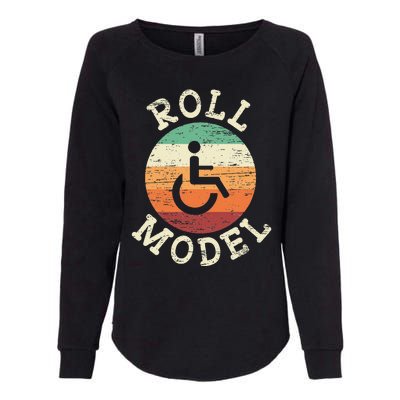 Role Model Wheelchair User Handicap Ampu PWD Disabled Womens California Wash Sweatshirt