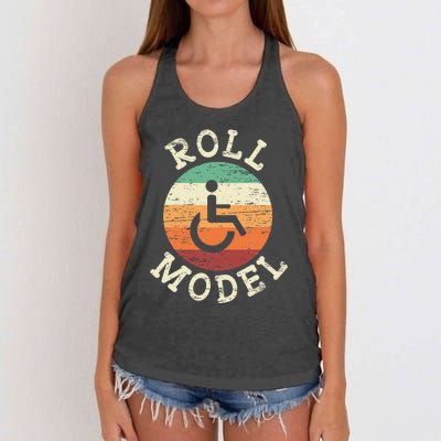 Role Model Wheelchair User Handicap Ampu PWD Disabled Women's Knotted Racerback Tank