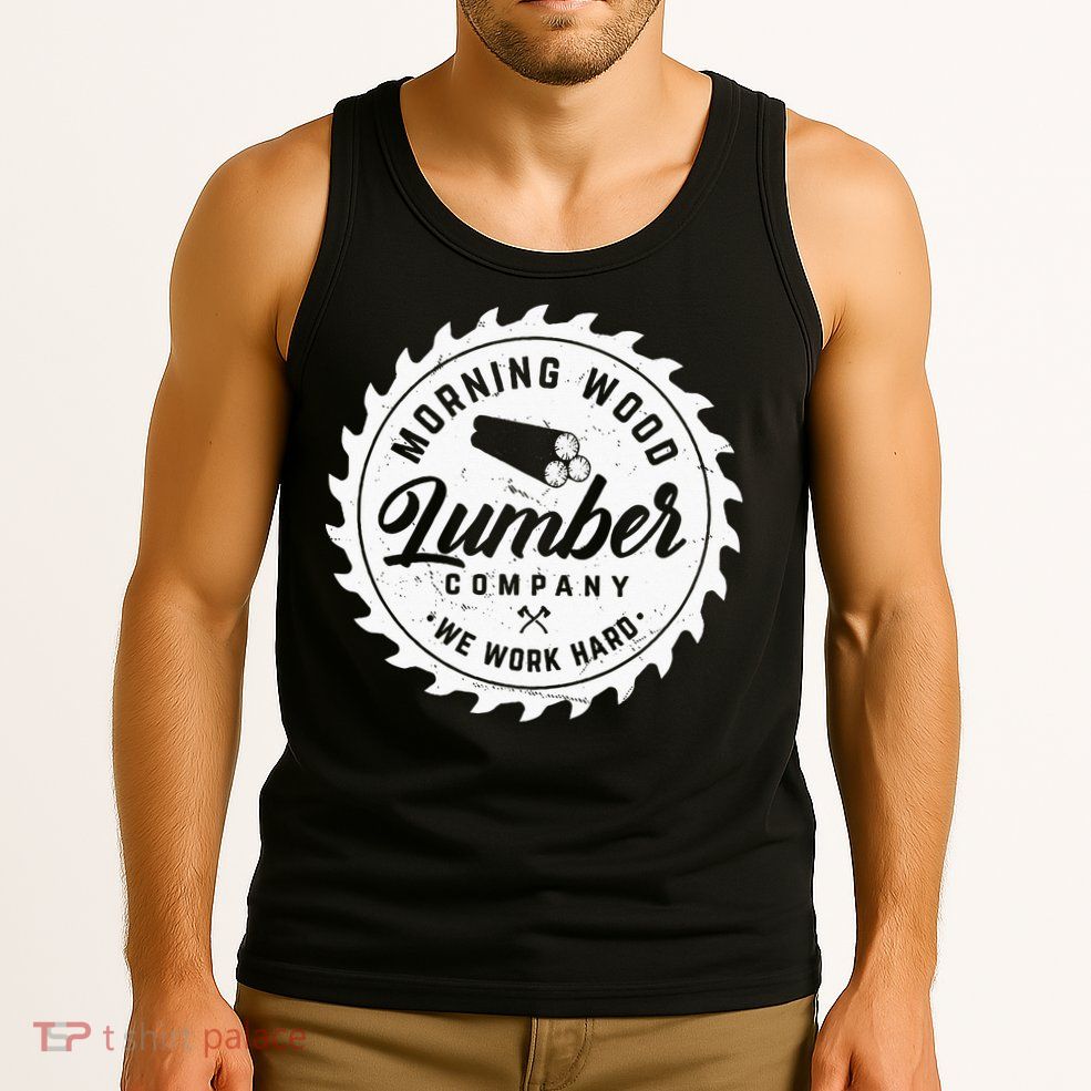 Retro Morning Wood Lumber Company Camping Woodman Tank Top