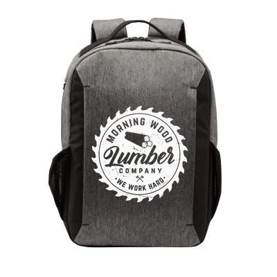 Retro Morning Wood Lumber Company Camping Woodman Vector Backpack