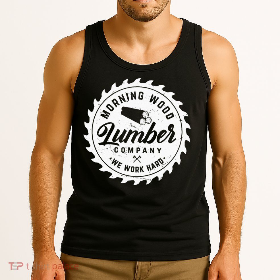 Retro Morning Wood Lumber Company Camping Woodman Tank Top