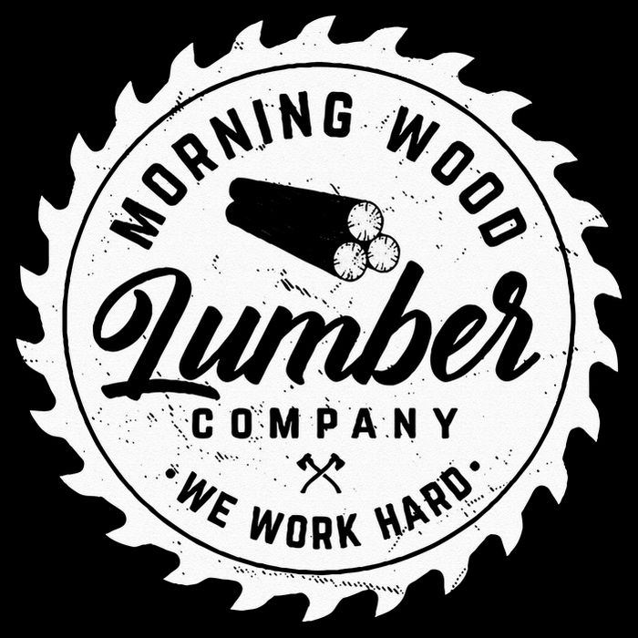 Retro Morning Wood Lumber Company Camping Woodman Visor