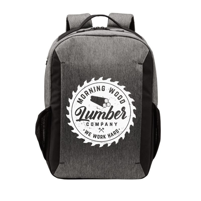 Retro Morning Wood Lumber Company Camping Woodman Vector Backpack