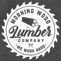 Retro Morning Wood Lumber Company Camping Woodman Vector Backpack