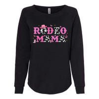 Rodeo Mama Western Cowgirl Rodeo Party Bday Girl Party Womens California Wash Sweatshirt