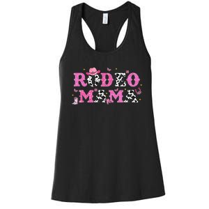 Rodeo Mama Western Cowgirl Rodeo Party Bday Girl Party Women's Racerback Tank