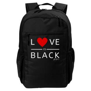 Rashad Mooreman Wearing Love Is Black Daily Commute Backpack