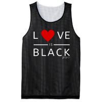 Rashad Mooreman Wearing Love Is Black Mesh Reversible Basketball Jersey Tank