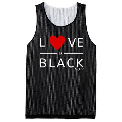 Rashad Mooreman Wearing Love Is Black Mesh Reversible Basketball Jersey Tank