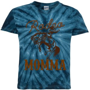 Rodeo Momma Western Cowboy Kids Tie-Dye T-Shirt