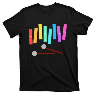 Rainbow Music Xylophone T-Shirt