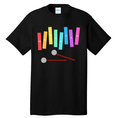 Rainbow Music Xylophone Tall T-Shirt