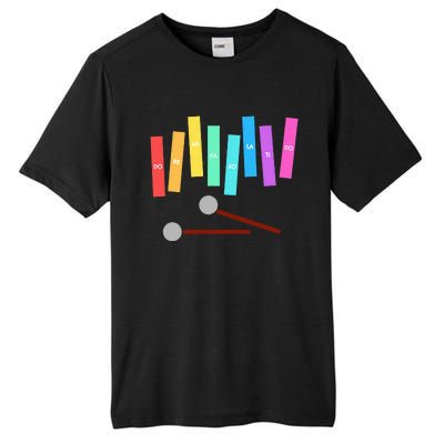 Rainbow Music Xylophone Tall Fusion ChromaSoft Performance T-Shirt