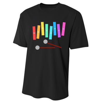 Rainbow Music Xylophone Performance Sprint T-Shirt