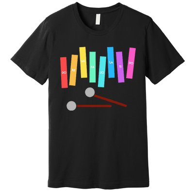 Rainbow Music Xylophone Premium T-Shirt