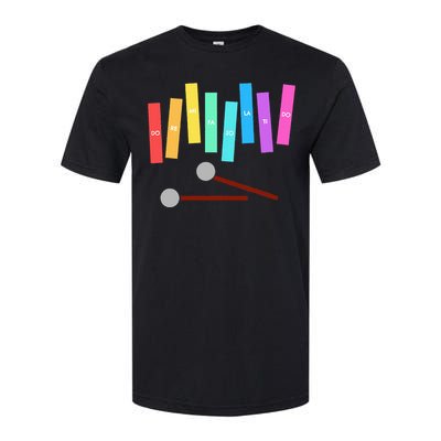 Rainbow Music Xylophone Softstyle® CVC T-Shirt