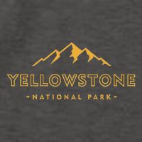 Retro Mountain Yellowstone National Park Hiking Souvenir Vector Backpack