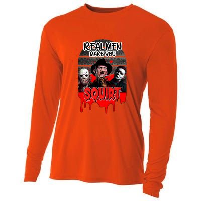 Real Make You Squirt Horror Movie Character Halloween Cooling Performance Long Sleeve Crew