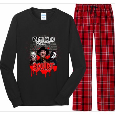 Real Make You Squirt Horror Movie Character Halloween Long Sleeve Pajama Set