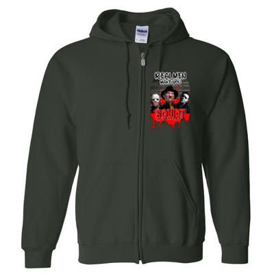 Real Make You Squirt Horror Movie Character Halloween Full Zip Hoodie