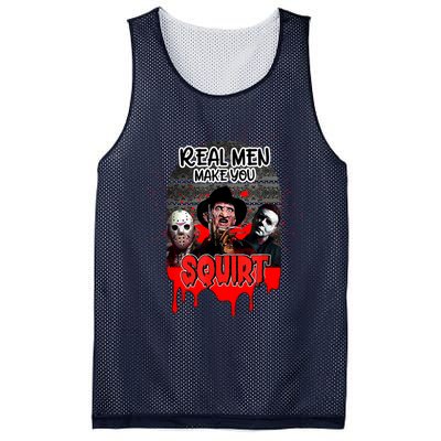 Real Make You Squirt Horror Movie Character Halloween Mesh Reversible Basketball Jersey Tank