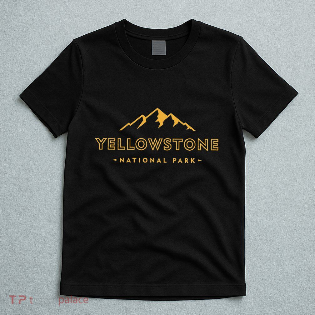 Retro Mountain Yellowstone National Park Hiking Souvenir T-Shirt