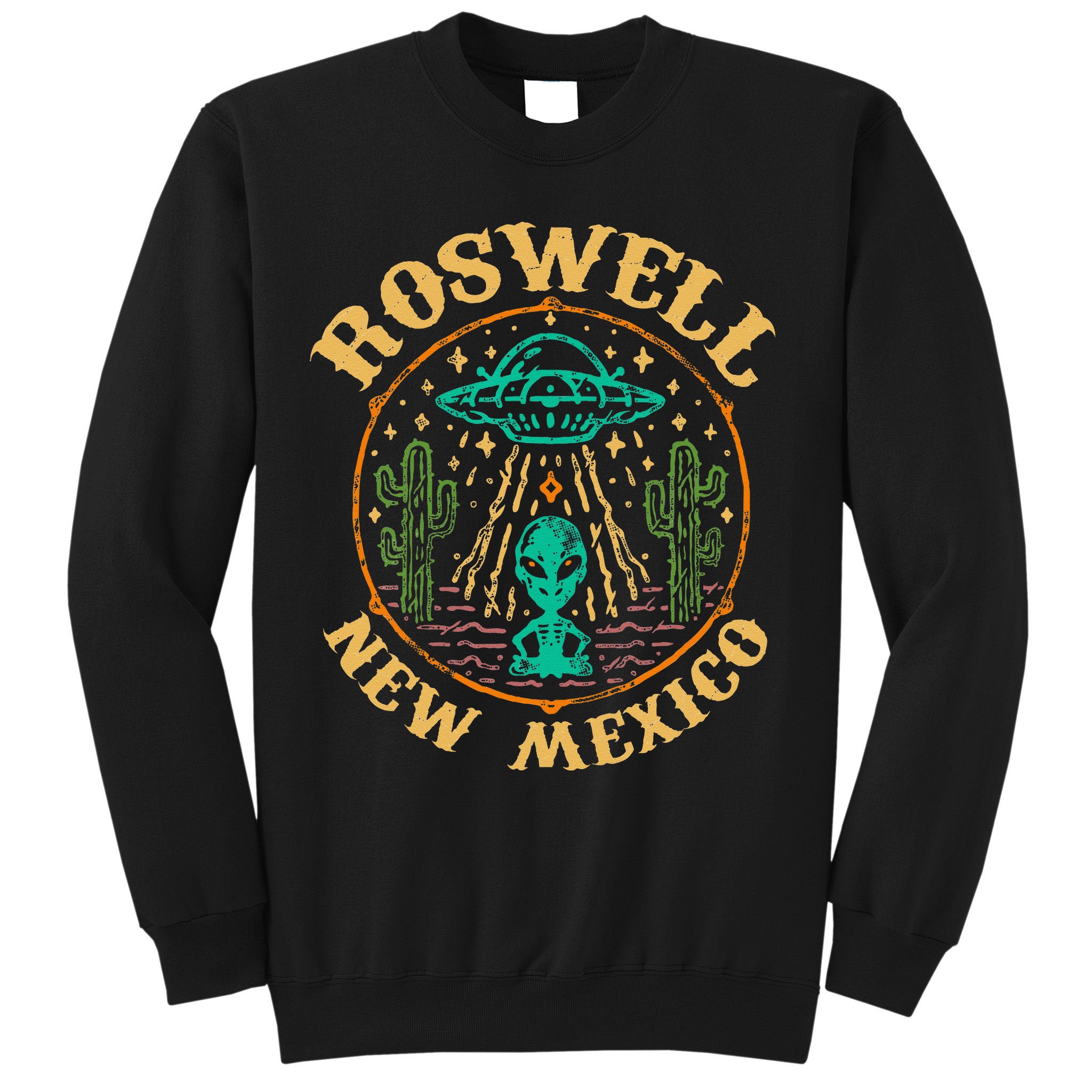 Roswell NM 1947 Funny Roswell Aviation Gifts New Mexico 51 Sweatshirt
