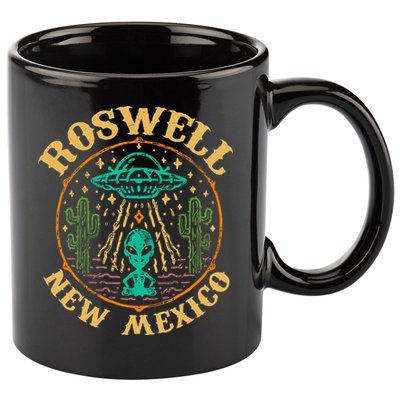 Roswell NM 1947 Funny Roswell Aviation Gifts New Mexico 51 11oz C Handle Ceramic Mug