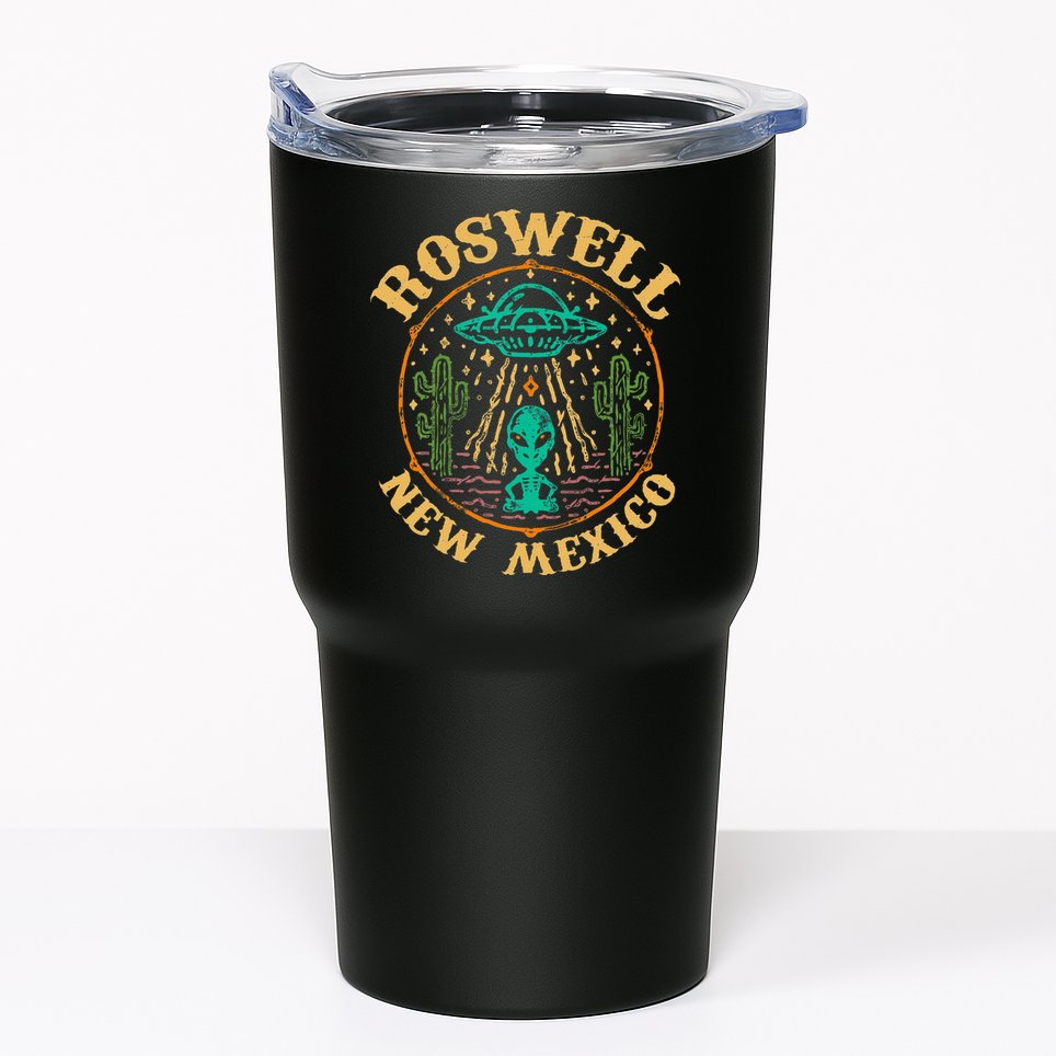 Roswell NM 1947 Funny Roswell Aviation Gifts New Mexico 51 Tumbler