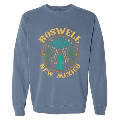 Roswell NM 1947 Funny Roswell Aviation Gifts New Mexico 51 Garment-Dyed Sweatshirt