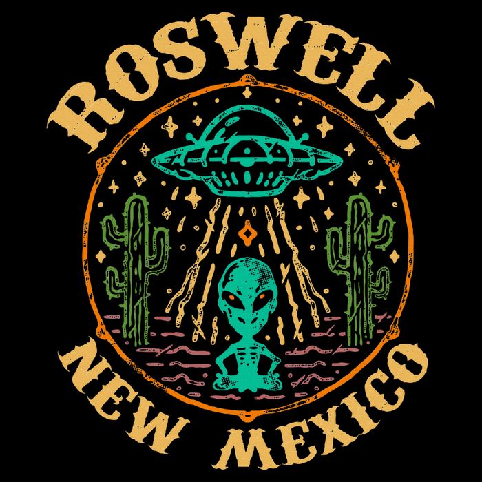 Roswell Nm 1947 Funny Roswell Aviation Gifts New Mexico 51 Cooling Performance Crew T-Shirt